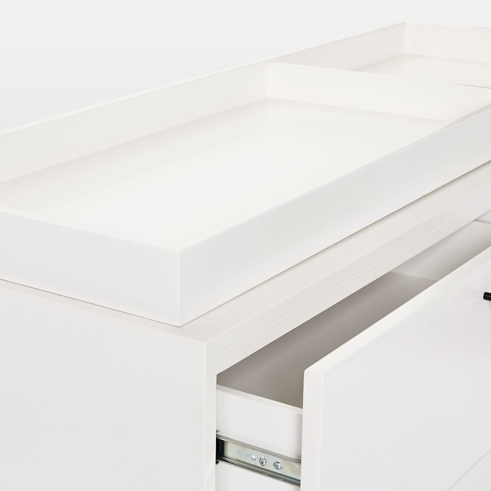 Wide changing table clearance